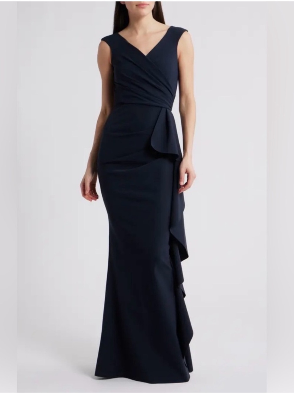 Chiara Boni La Petite Robe Sozen Cascade Ruffle Dress Gown